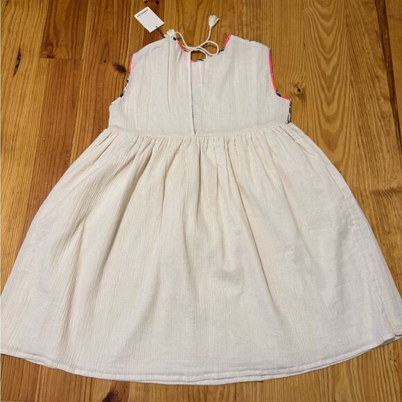 NWT MANOUSH 100% Cotton Ecru Color Oversized Short Mini Dress Rosace SZ 38 - Picture 12 of 13